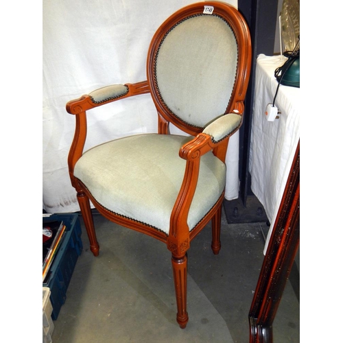 1748 - A 20th century French style Poller armchair