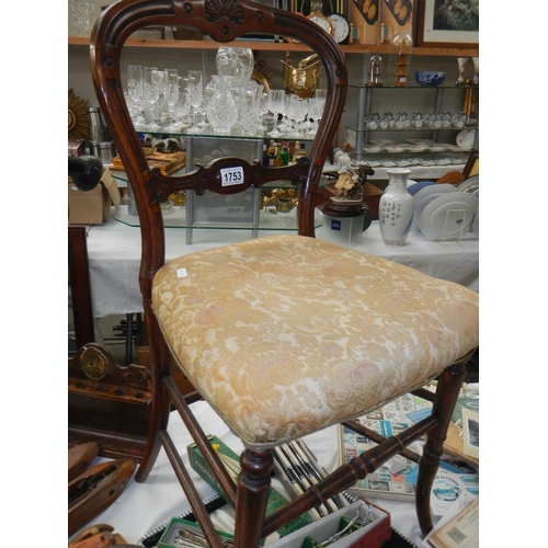 1753 - A 20th century bedroom chair