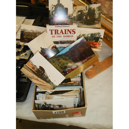 1769 - A quantity of train photographs & 2 books