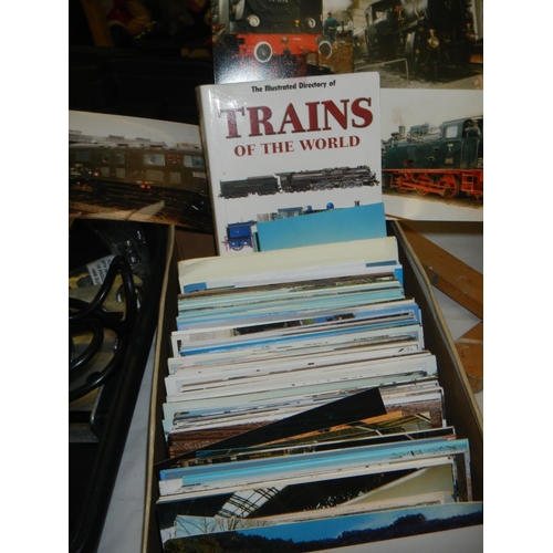 1769 - A quantity of train photographs & 2 books