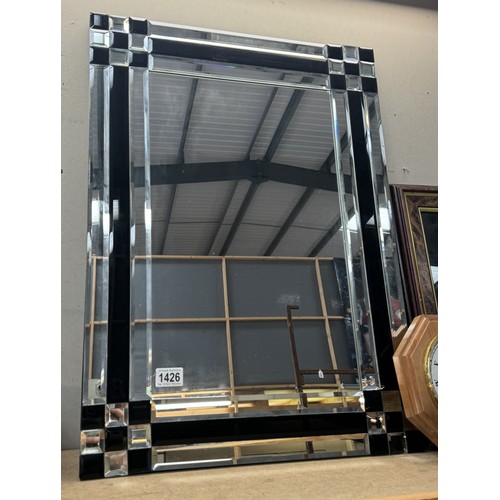 1426 - A good quality modern wall mirror, COLLECT ONLY.