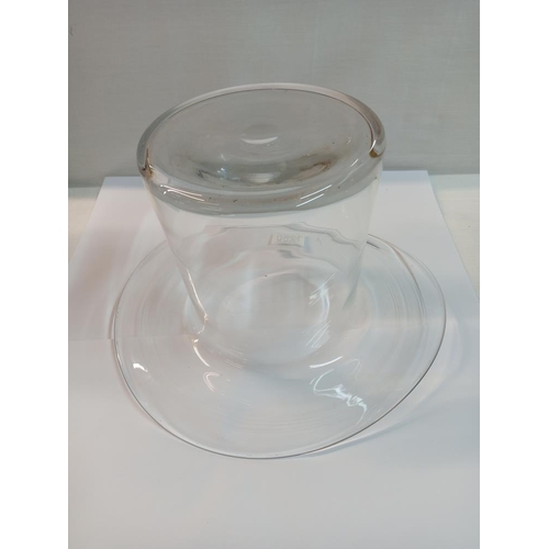 1280 - A large glass top hat