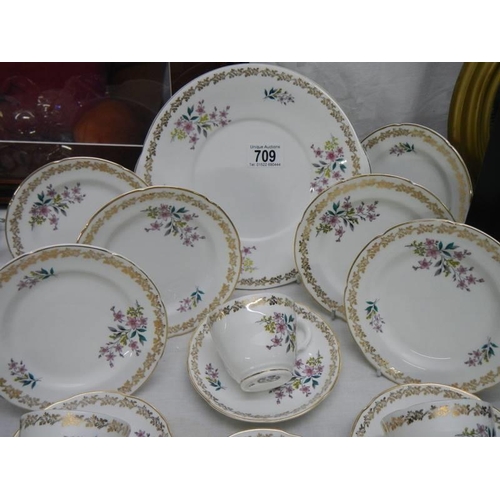 709 - A Royal Grafton 21 piece tea set. COLLECT ONLY.