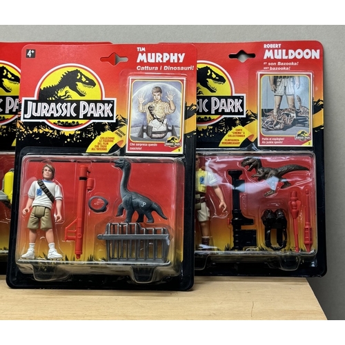 19 - 5 Jurassic Park figures in blister packs, as new