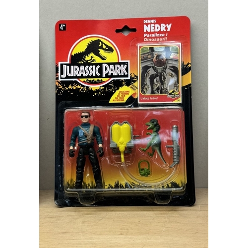 19 - 5 Jurassic Park figures in blister packs, as new