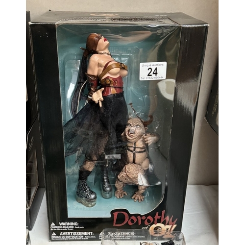 24 - A boxed Dorothy Of Oz figure by McFarlane Toys as new