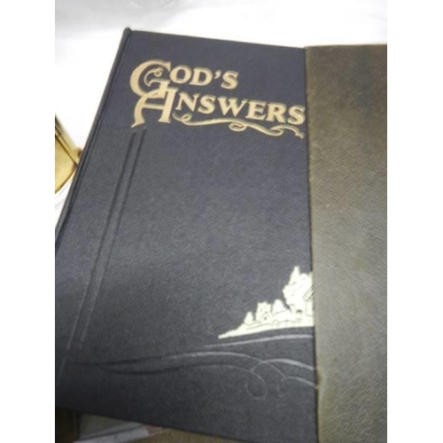 886 - A three volume set of 'God's Answers' books.