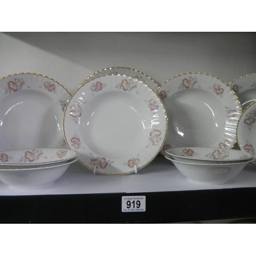 919 - Approximately 20 pieces of Regal dinnerware. COLLECT ONLY.