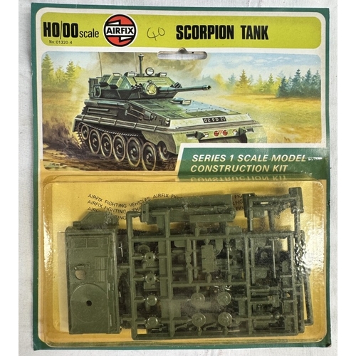 49 - 4 Vintage Airfix 00 military vehicle model kits