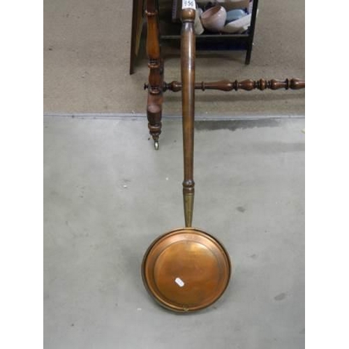 950 - A Victorian copper warming pan, COLLECT ONLY.