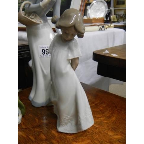 994 - Three figurines including Royal Doulton, NAO etc.,