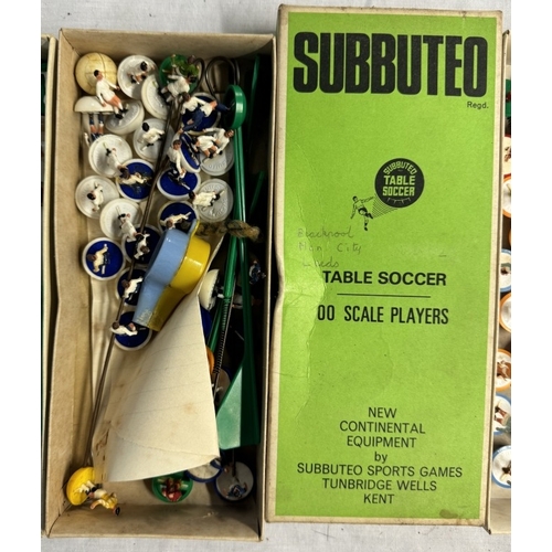 81 - A case of vintage Subbuteo and other vintage games