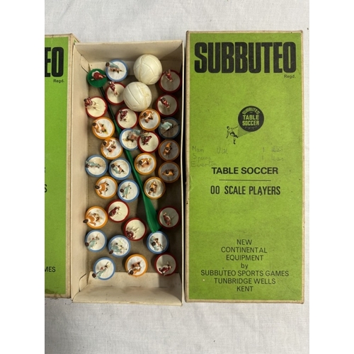 81 - A case of vintage Subbuteo and other vintage games