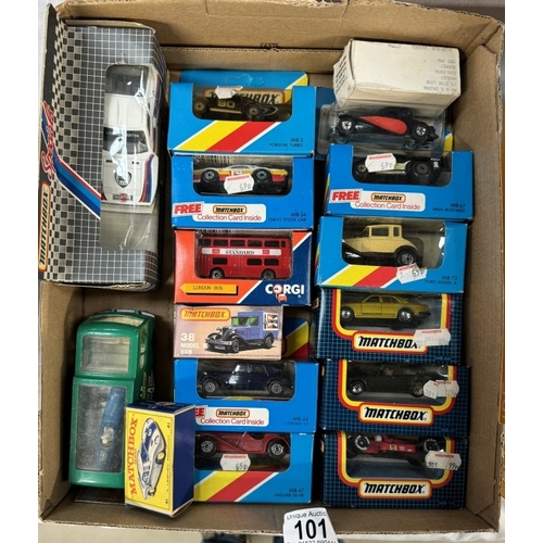 101 - A quantity of Matchbox 1 - 75 including No 41 Ford GT SP6 Martini, Lancia rally etc