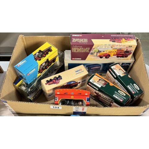 104 - A quantity of Corgi Classics including Tramway, Heritage, Canadian collection models etc