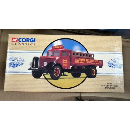 104 - A quantity of Corgi Classics including Tramway, Heritage, Canadian collection models etc