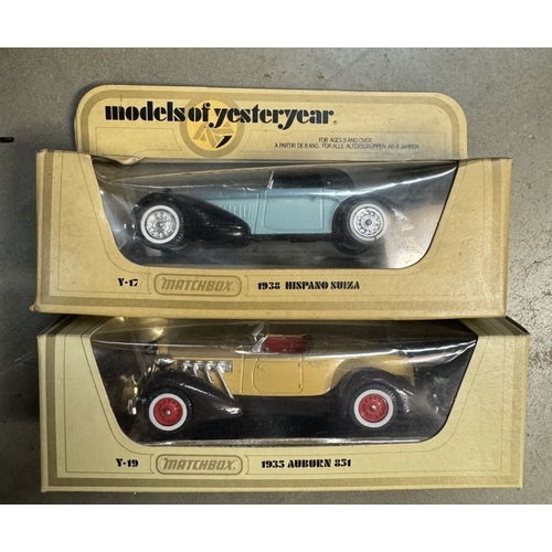 107 - 18 Boxed Matchbox Of Yesteryear cars & vans