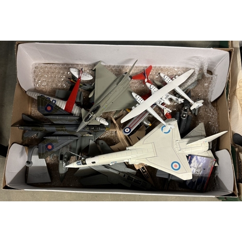 96 - 3 Boxes of Diecast aircraft etc