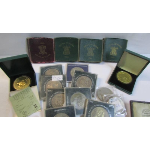 1072 - A collection of coins including crowns, limited editions etc.,