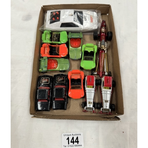 144 - A Corgi James Bond Lotus Esprit & A good selection of Corgi Rockets including VW Duno Buggies etc