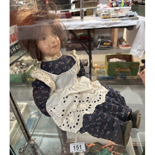 151 - A Victorian wax doll