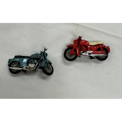 154 - A quantity of Dinky & Corgi including Britains motorcycles