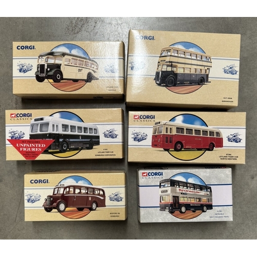 176 - 6 Corgi Classics bus & coach models