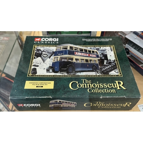 177 - 5 Corgi Classics including Omnibus, The Connoisseur collection bus & coach models