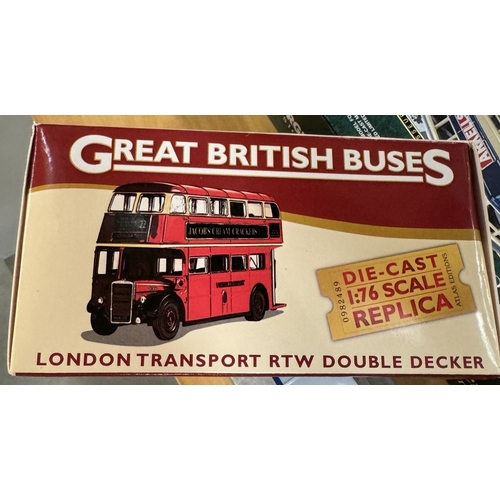 177 - 5 Corgi Classics including Omnibus, The Connoisseur collection bus & coach models