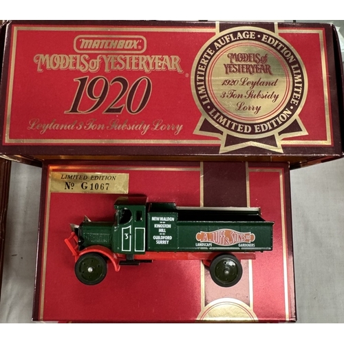 201 - A Models of Yesteryear gift set and two other vehicles, all boxed.