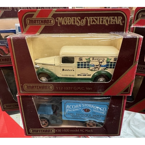 204 - 13 Matchbox boxed models of Yesteryear diecast vehicles