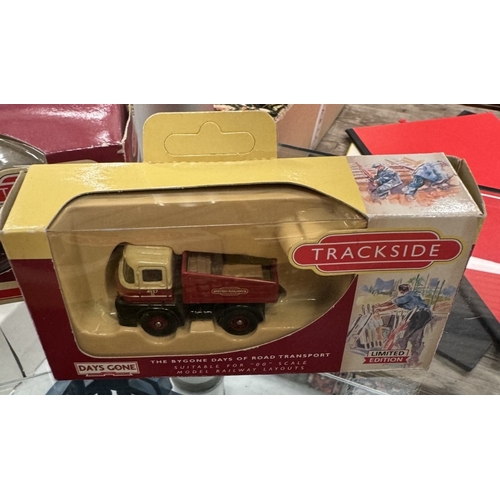 205 - Six boxed Days Gone trackside die cast vehicles.