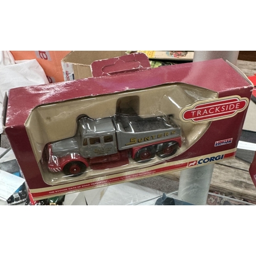 205 - Six boxed Days Gone trackside die cast vehicles.