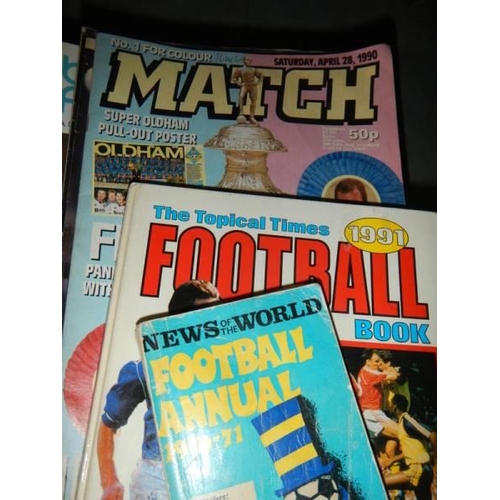 519 - A collection of Match football magazines.