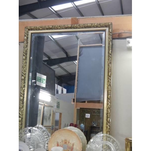 529 - A good quality gilt framed bevel edged mirror, COLLECT ONLY.