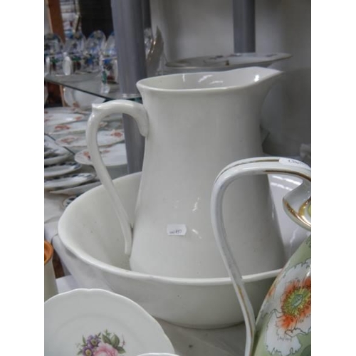 620 - Four assorted jug and basin sets. COLLECT ONLY.