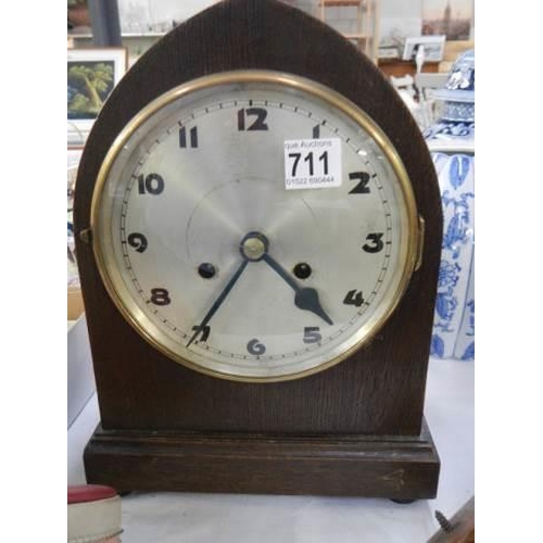 711 - A bracket clock COLLECT ONLY