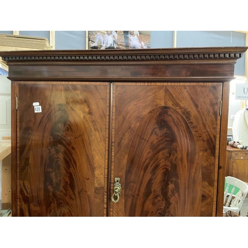 825 - A mahogany cabinet with 2 over 3 drawers COLLECT ONLY