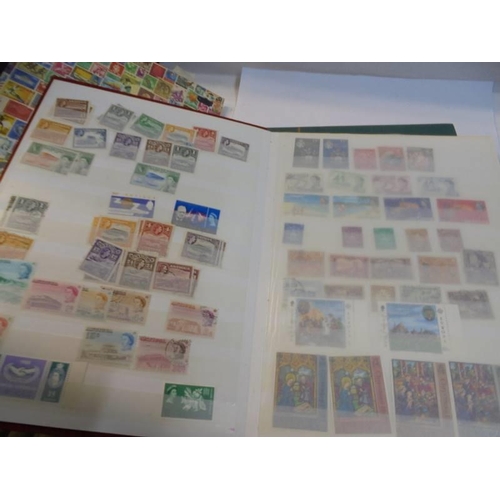 1192 - A collection  of five albums of commonwealth and world stamps.