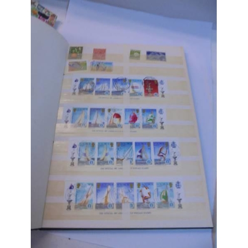 1192 - A collection  of five albums of commonwealth and world stamps.