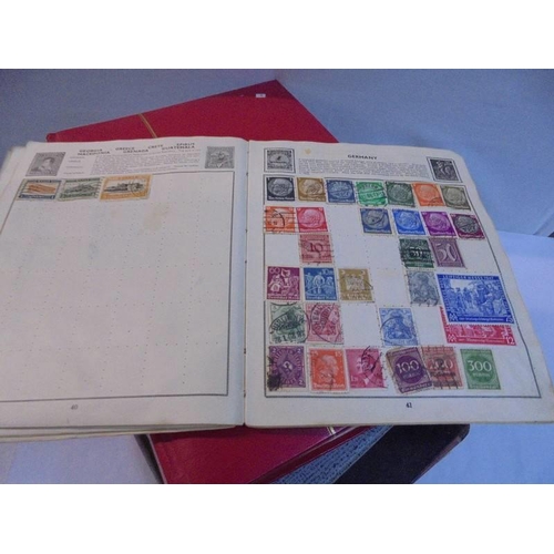 1193 - A collection  of eight albums of world stamps.