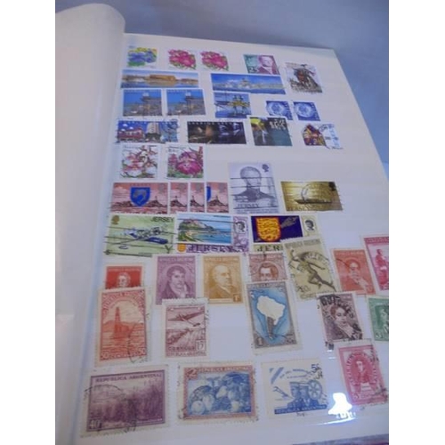 1193 - A collection  of eight albums of world stamps.