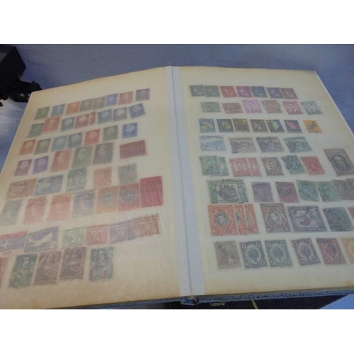 1193 - A collection  of eight albums of world stamps.