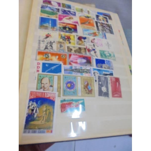 1193 - A collection  of eight albums of world stamps.