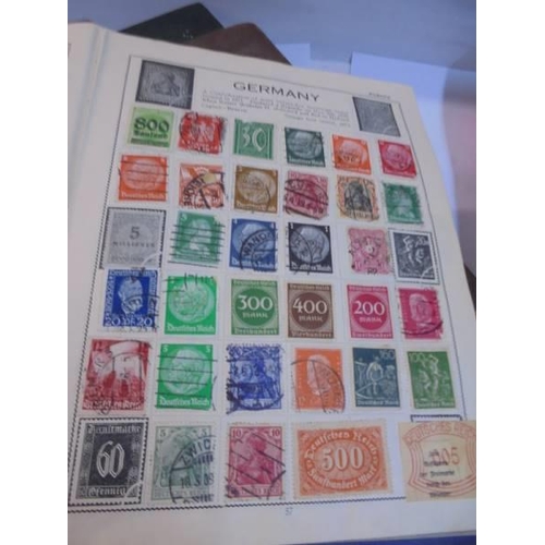 1193 - A collection  of eight albums of world stamps.