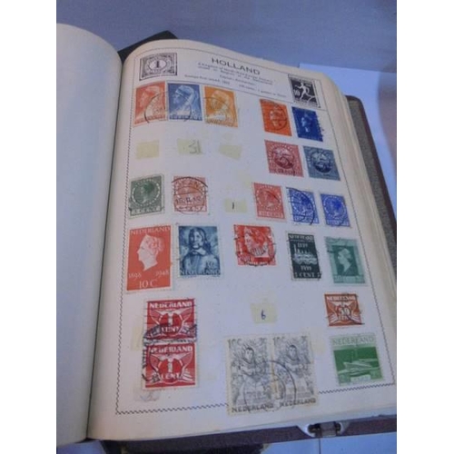 1193 - A collection  of eight albums of world stamps.