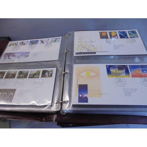 1194 - Three folders of first day covers.