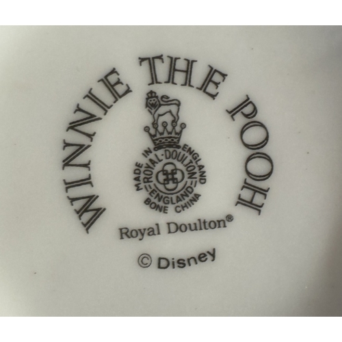 350 - A Royal Doulton WP53 Winnie The Pooh A sleepy day in hundred acre wood, a mug & a Border Fine Arts t... 