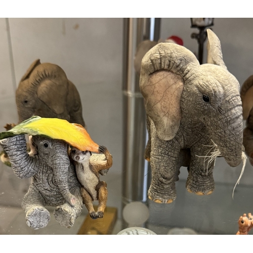 363 - A quantity of Tuskers elephant figures including working together CA03825 (limited edition of 600), ... 