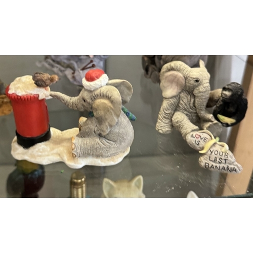 363 - A quantity of Tuskers elephant figures including working together CA03825 (limited edition of 600), ... 